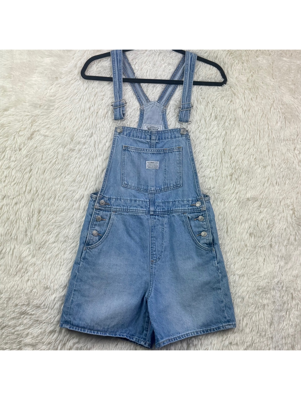 Levi’s Denim Short Overalls XS